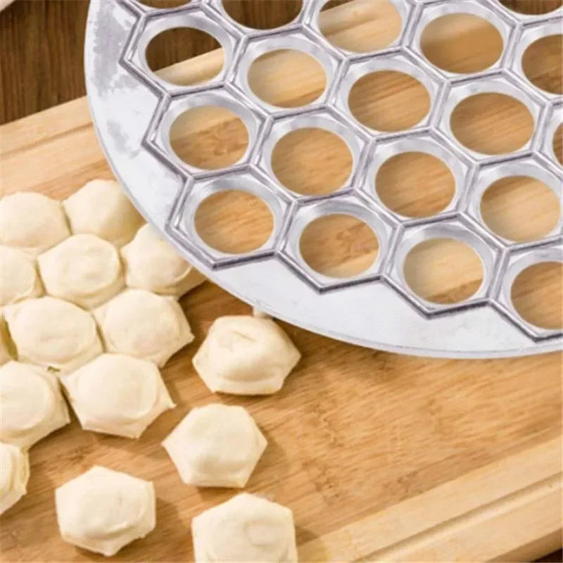 37-Hole Aluminum Alloy Dumpling & Ravioli Maker Mold Dumpling Maker Mold QXL