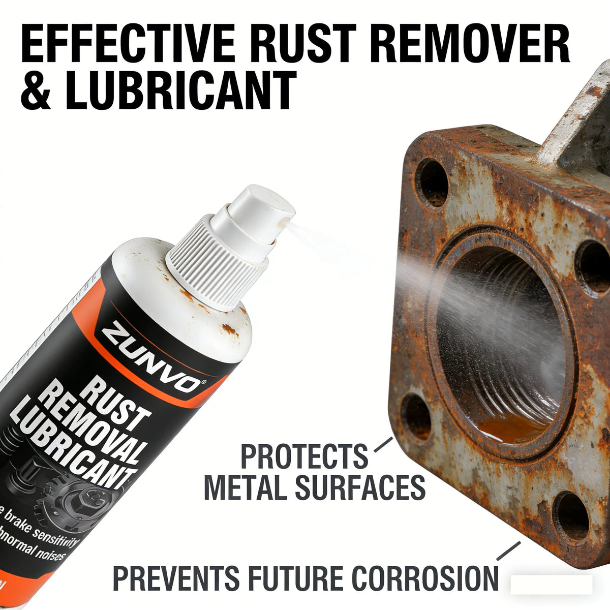 Rust Remover Lubricant Spray | Brake Noise Eliminator Rust Removal Spray QXL Default Title