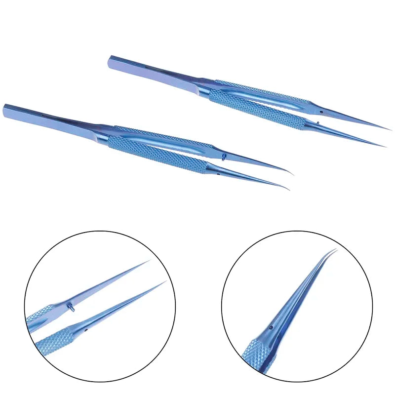 Titanium Lash Extension Tweezers | Anti-Static Curved Tips Lash Extension Tweezers QXL