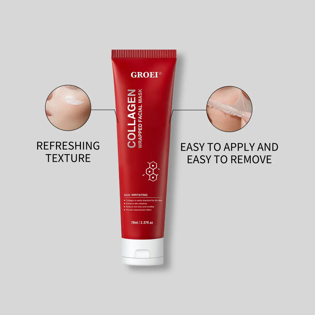 Korean Collagen Peel-Off Mask – Hydrating & Firming Gel Peel-Off Face Mask QXL