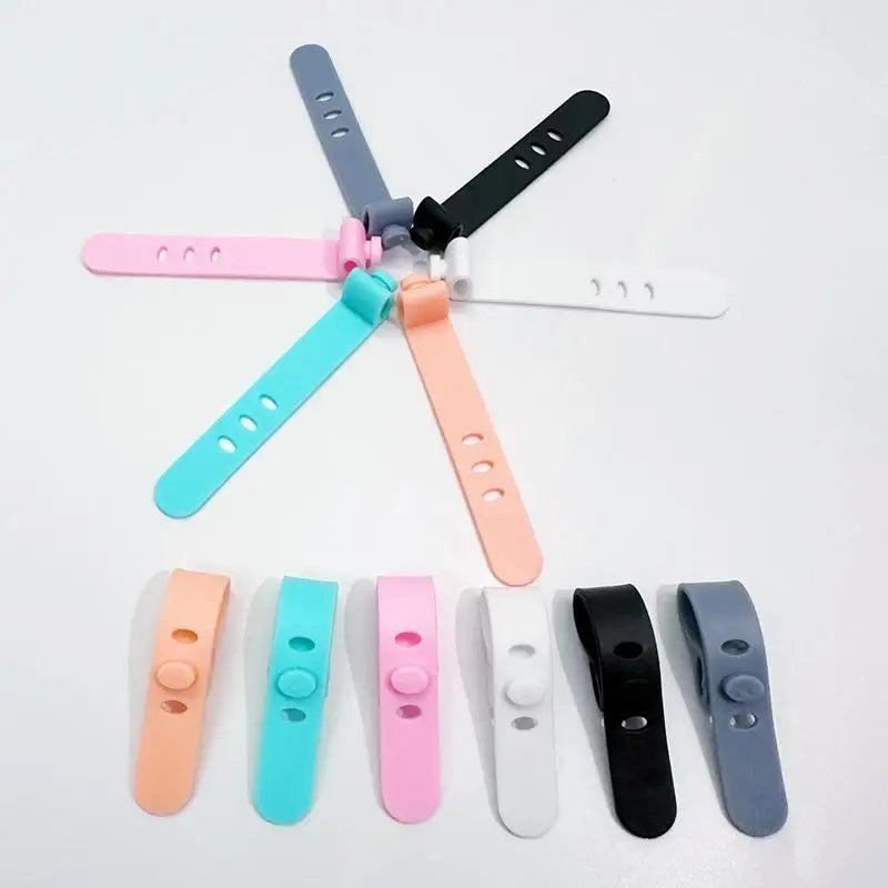 10-Pack Silicone Cable Organizer Bobbin Winders | Wire Management Cable Organizer Winder QXL