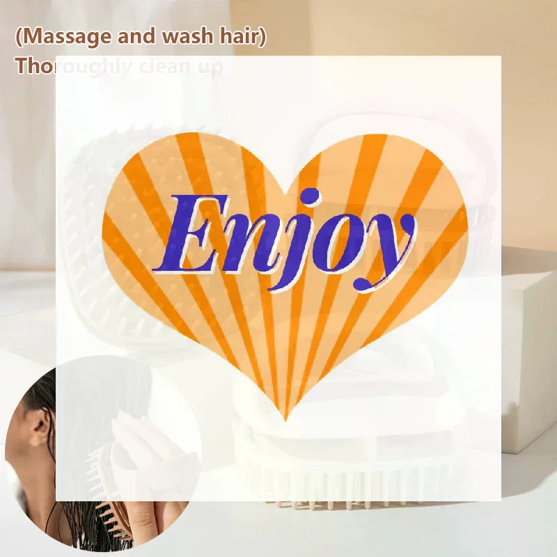 Scalp Massage Shampoo Brush – Soft TPE Bristles | BMPEIC Scalp Shampoo Brush QXL