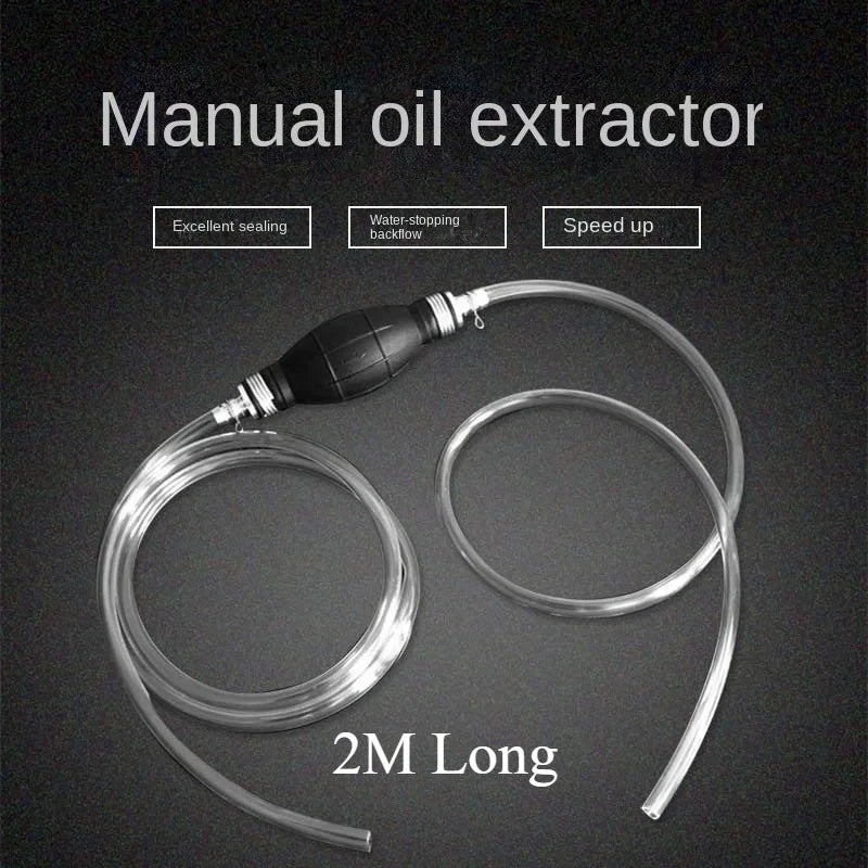 2M Manual Siphon Fuel Transfer Pump – Gas, Diesel & Liquid Manual Siphon Pump QXL