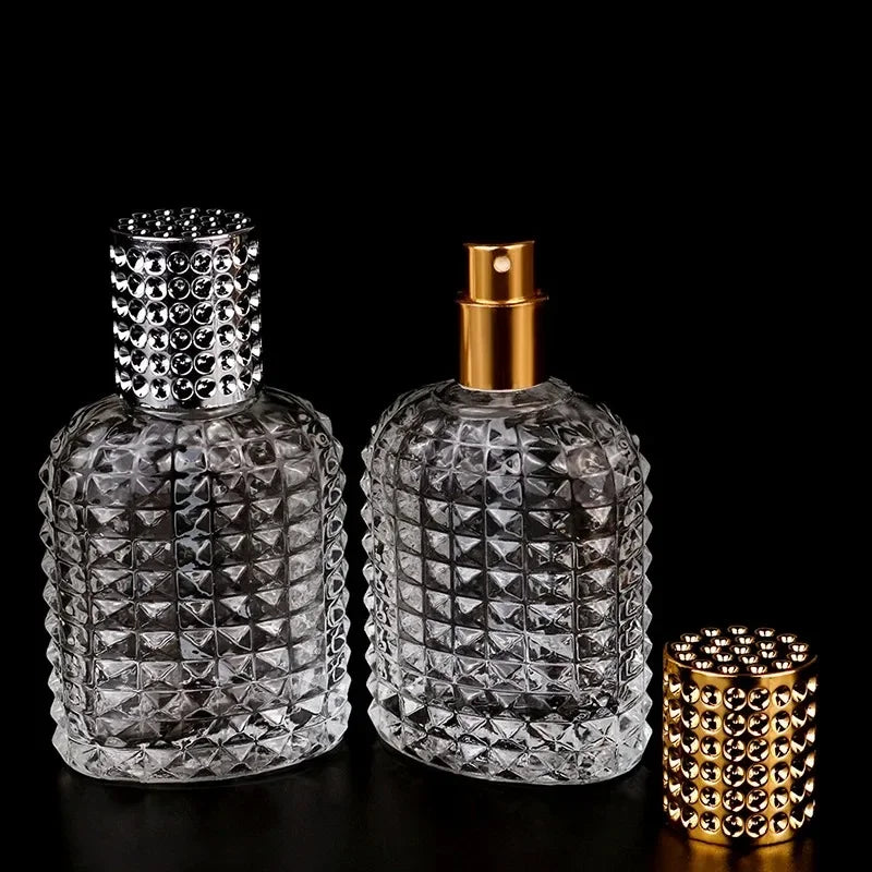 Pineapple Glass Perfume Bottle with Atomizer | 30ml & 50ml Perfume Atomizer Bottle QXL