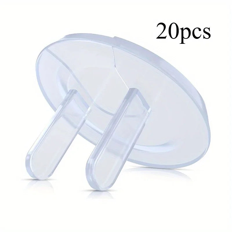 20-Pack Square Electrical Outlet Covers with Hidden Handle Electrical Outlet Covers QXL 20pcs