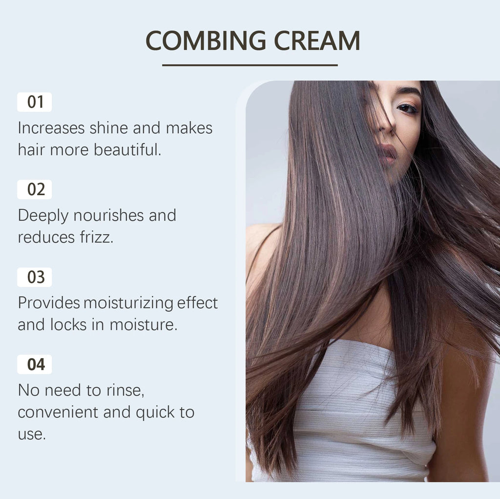 HOEGOA Castor Oil Hair Mask – Leave-In Conditioner 114g Hair Mask Conditioner QXL