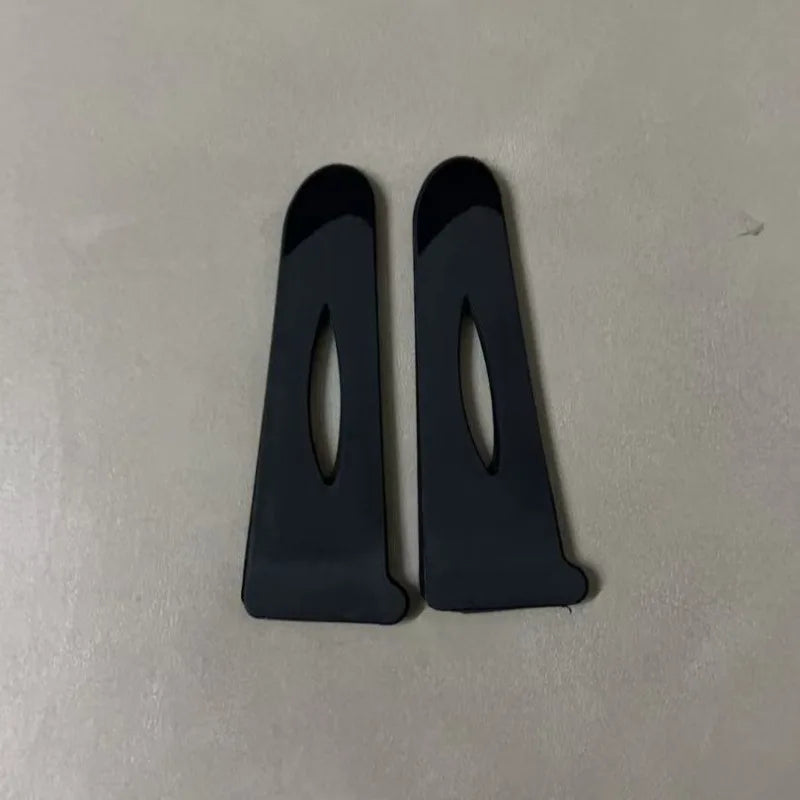PVC Anti-Slip Cuff Sleeve Buckle Fastener | 2 or 4 Pack Clothing Fastener QXL black 2pcs