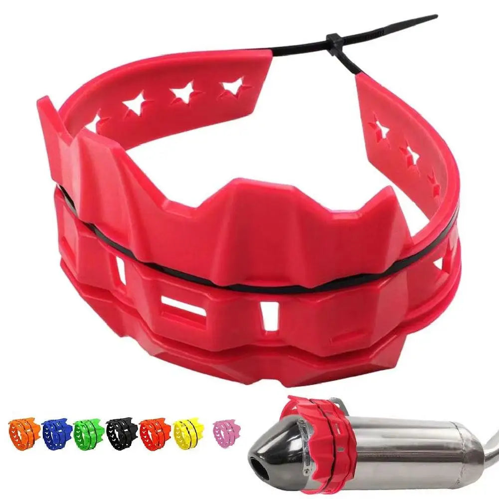 Motorcycle Exhaust Muffler Silicone Cover Guard | Dirt Bike Exhaust Pipe Cover QXL