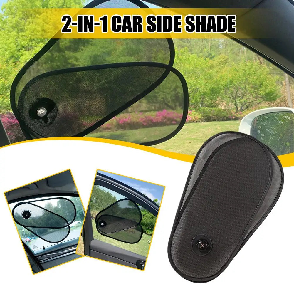 Car Window Sun Shade 180° Adjustable UV Block | Foldable Car Window Sun Shade QXL