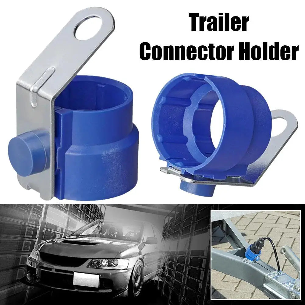 Round ABS Trailer Plug Holder Bracket – 7 & 13 Pin Connector Trailer Plug Bracket QXL
