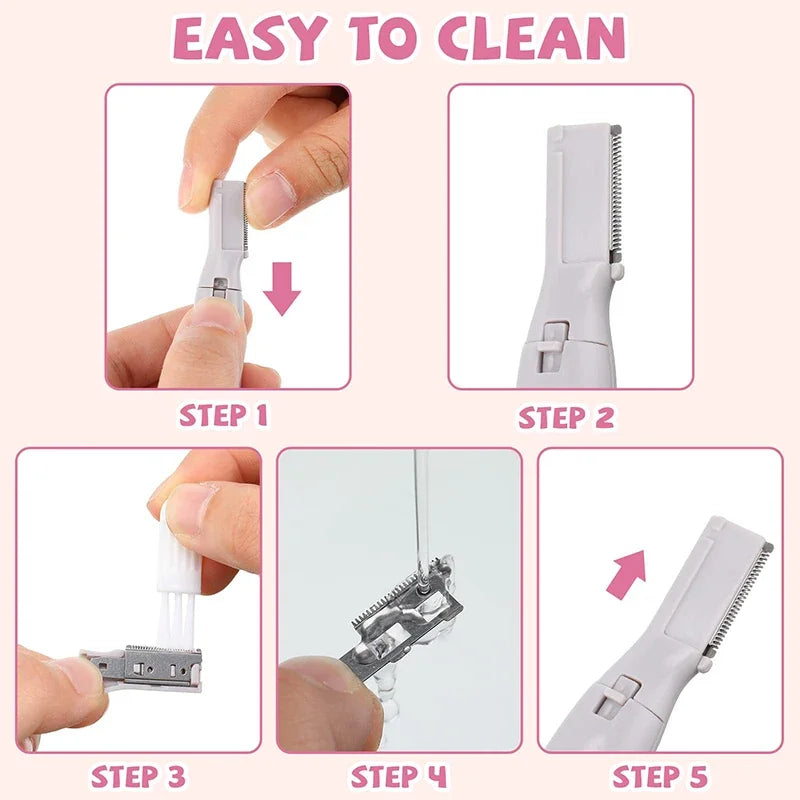 Mini Electric Eyebrow Trimmer & Facial Hair Remover Shaver Electric Hair Trimmer QXL
