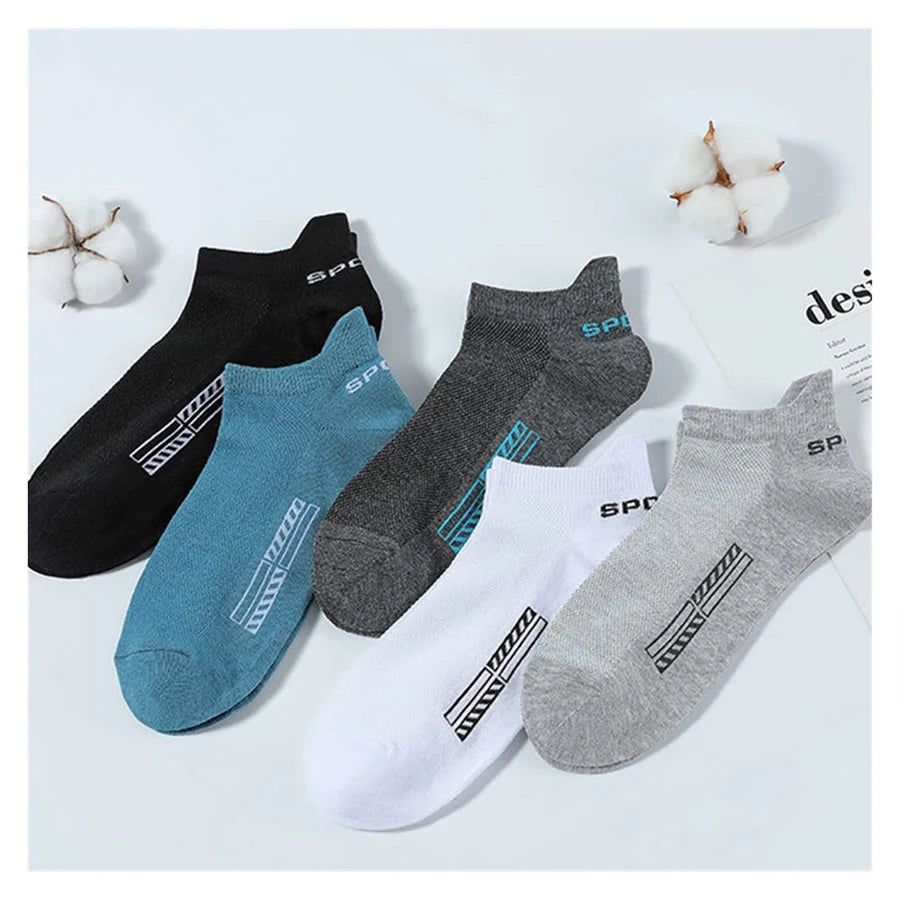 10-Pack Breathable Low Cut Sports Socks | Running & Gym Athletic Socks QXL