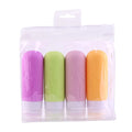 4-Pack 90ml Leakproof Silicone Travel Bottles | Refillable Tubes Travel Bottle Set QXL Silicone