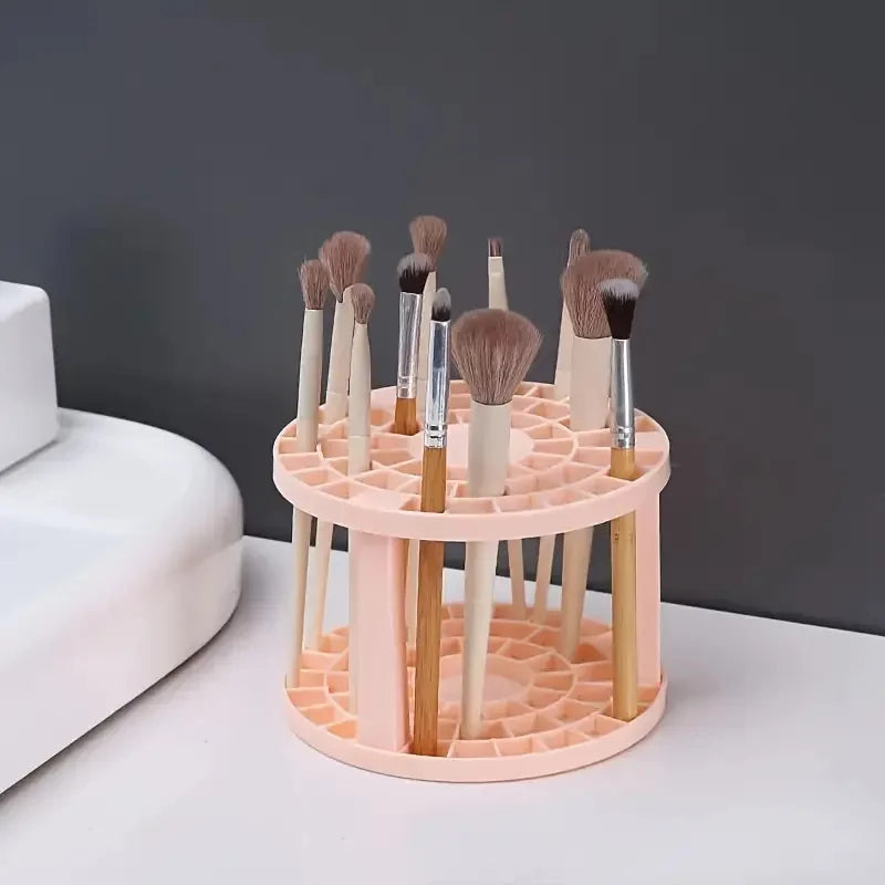Makeup Brush & Pen Organizer | Multi-Compartment Desk Holder Makeup Brush Organizer QXL