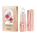 Color-Changing Flower Jelly Lip Balm | Gold Foil Crystal Lipstick Color-Changing Lip Balm QXL B CN