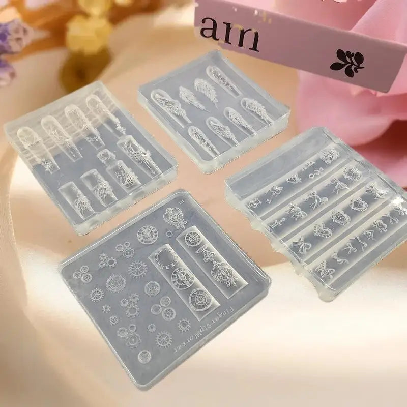 Kawaii Butterfly Silicone Nail Art Mold | 3D DIY Design Tool Nail Art Mold QXL