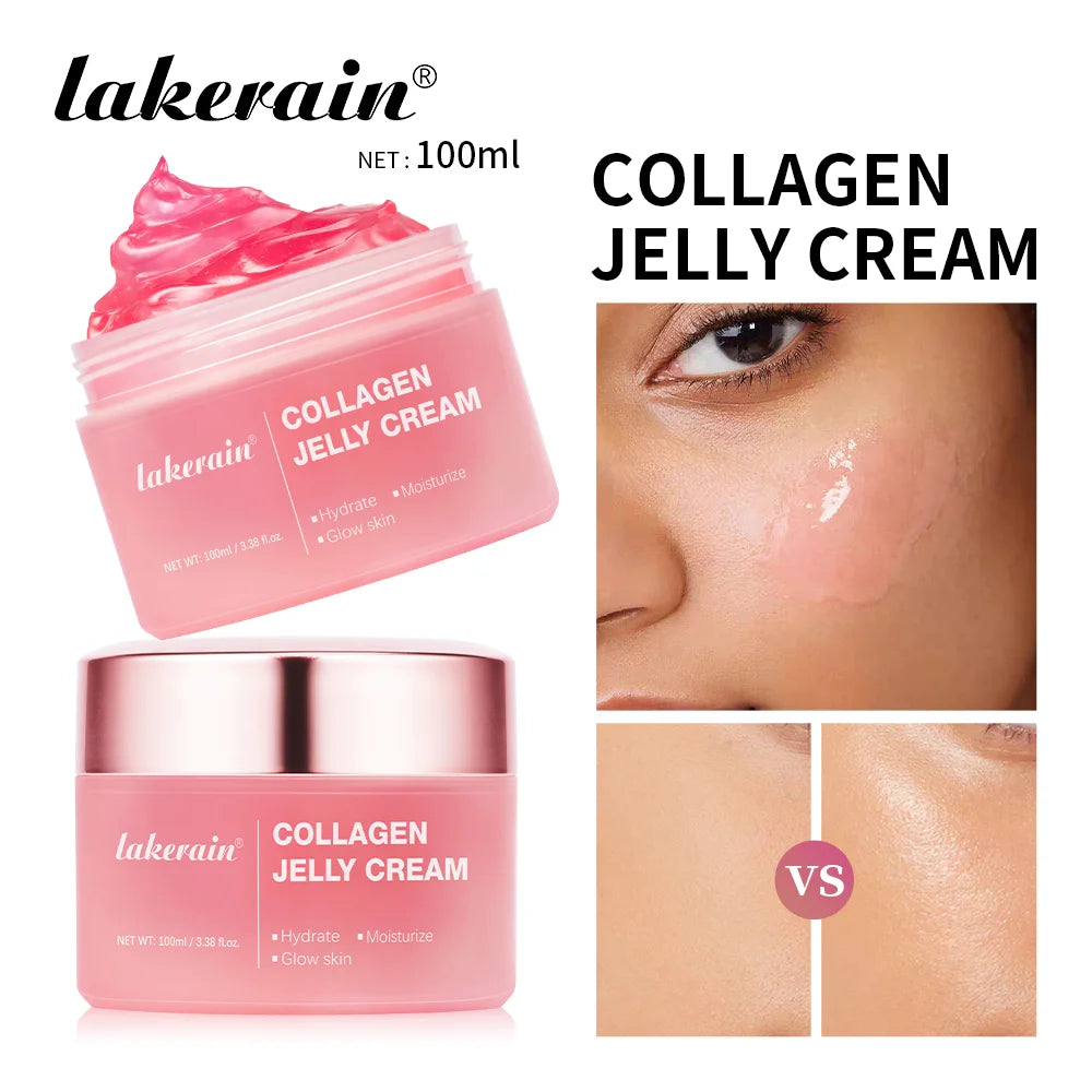 Collagen Jelly Face Cream with Niacinamide 100ml | Firming Gel Face Moisturizing Cream QXL