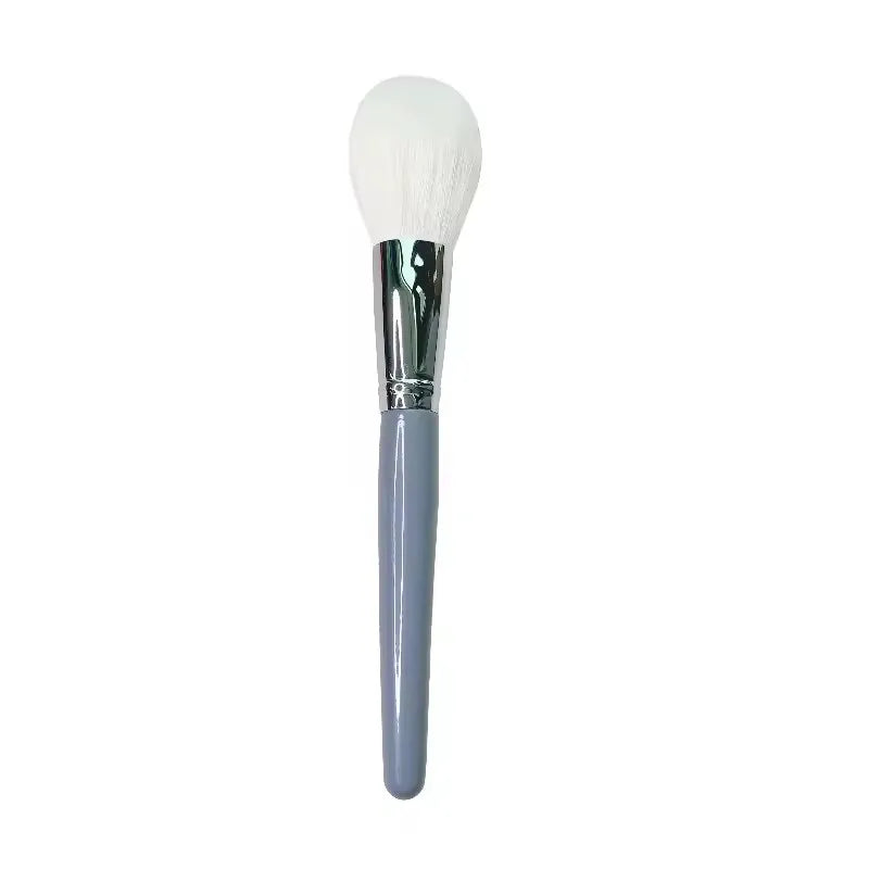 Goat Hair Powder Brush | HD Makeup Artist Grade | Copper Ferrule Powder Makeup Brush QXL