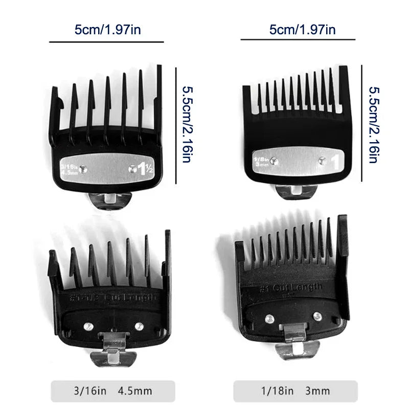 2-Pack Universal Hair Clipper Guide Combs & Trimmer Guards Clipper Guide Combs QXL