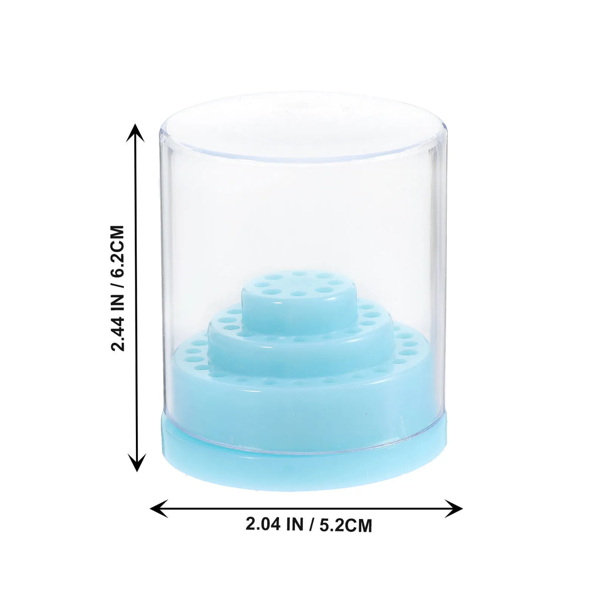 2-Pack Nail Drill Bit Storage Box | Manicure Organizer Nail Drill Bit Organizer QXL