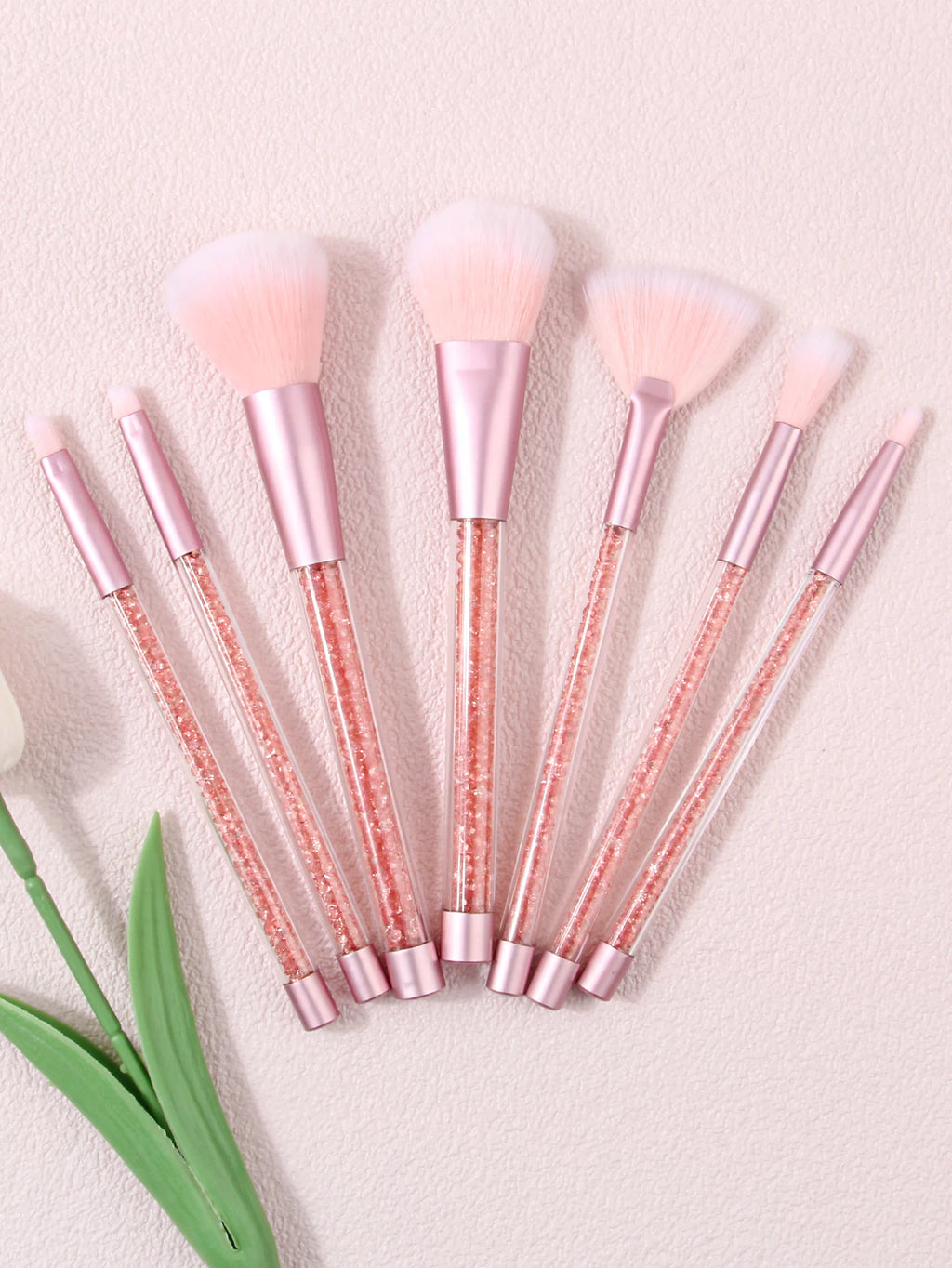 KOSSHOW 7-Piece Diamond Handle Makeup Brush Set Makeup Brush Set QXL