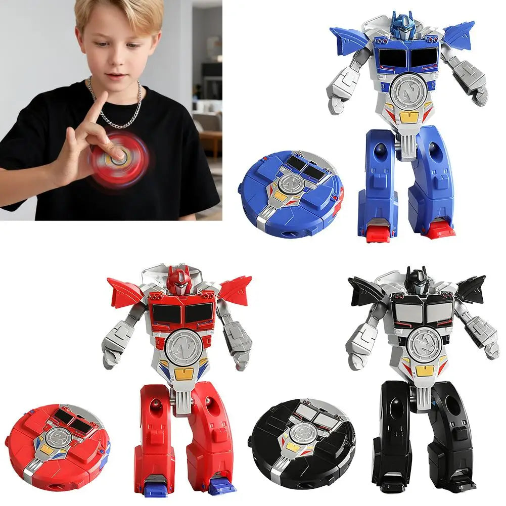 Transformable Fidget Spinner Robot Toy | 360° Spin | Kids Gift Fidget Spinner Toy QXL