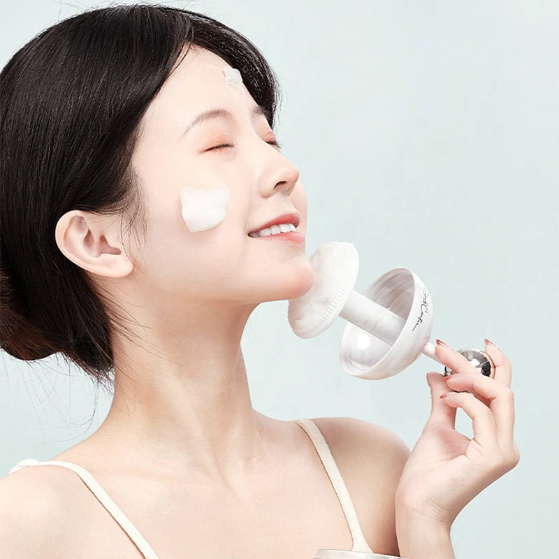 Face Wash Foam Maker with Silicone Brush | Facial Cleanser Facial Foam Maker QXL