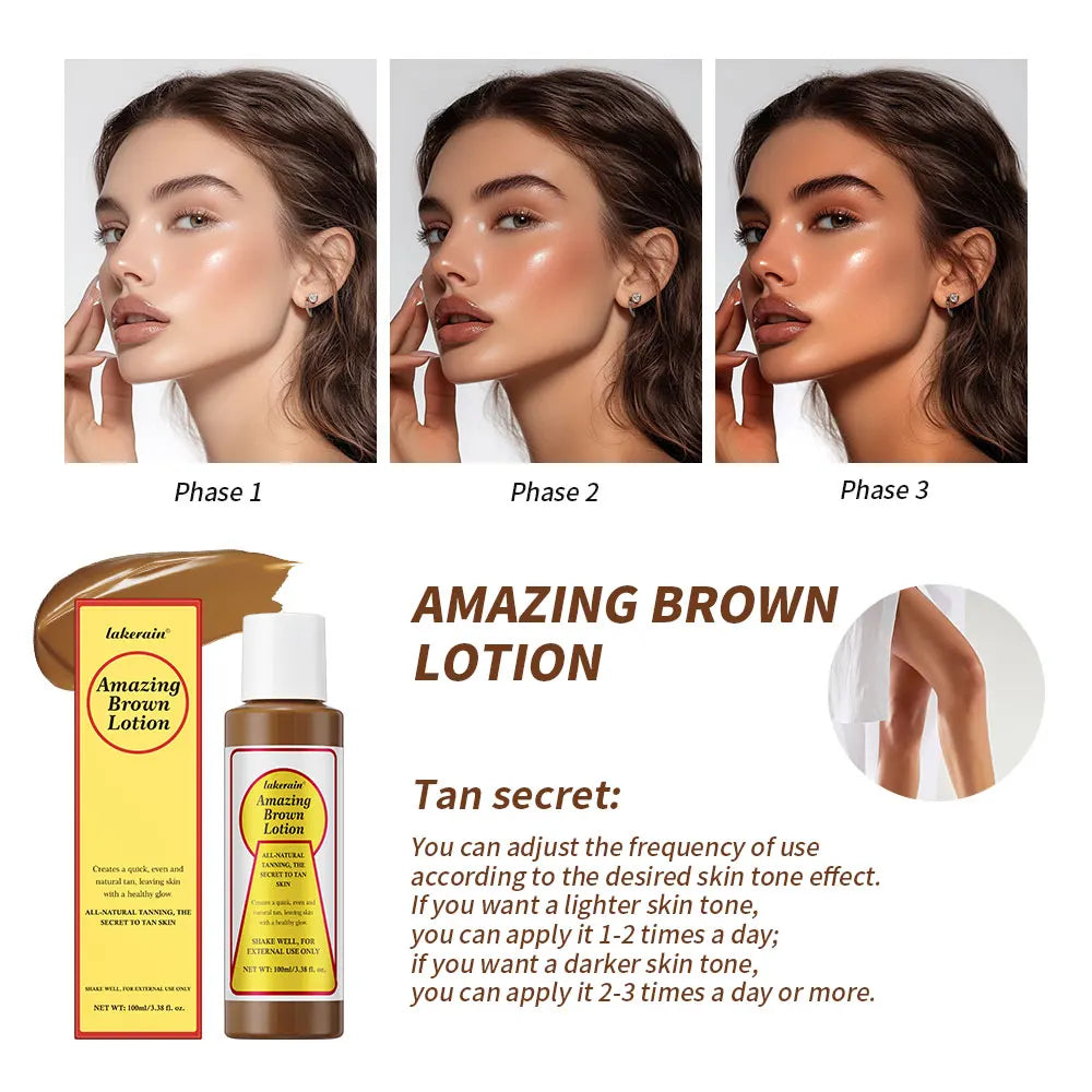 Self Tanning Lotion | Deep Bronze Sunless Tanning Booster 100ml Self Tanning Lotion QXL