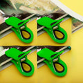 Magnetic Food Bag Clips | Airtight Reusable Snack Sealer Set Food Bag Clips QXL green 4pcs