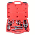 5-Pc Ball Joint Removal Tool Set | Tie Rod & Control Arm Kit Automotive Repair Tool Set QXL RED