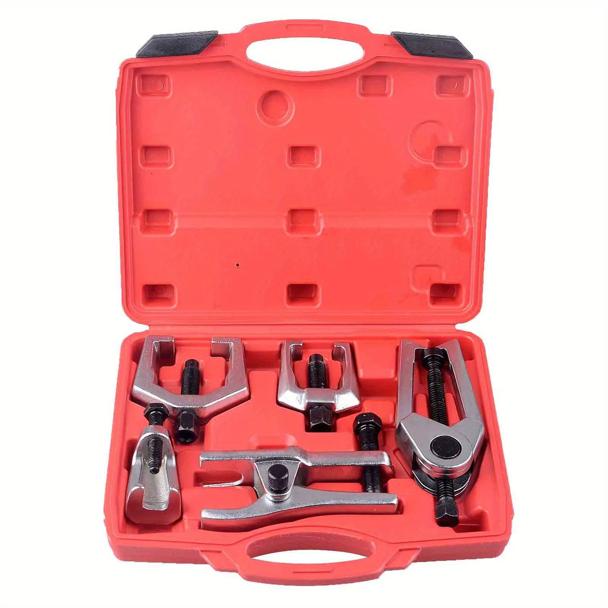 5-Pc Ball Joint Removal Tool Set | Tie Rod & Control Arm Kit Automotive Repair Tool Set QXL RED