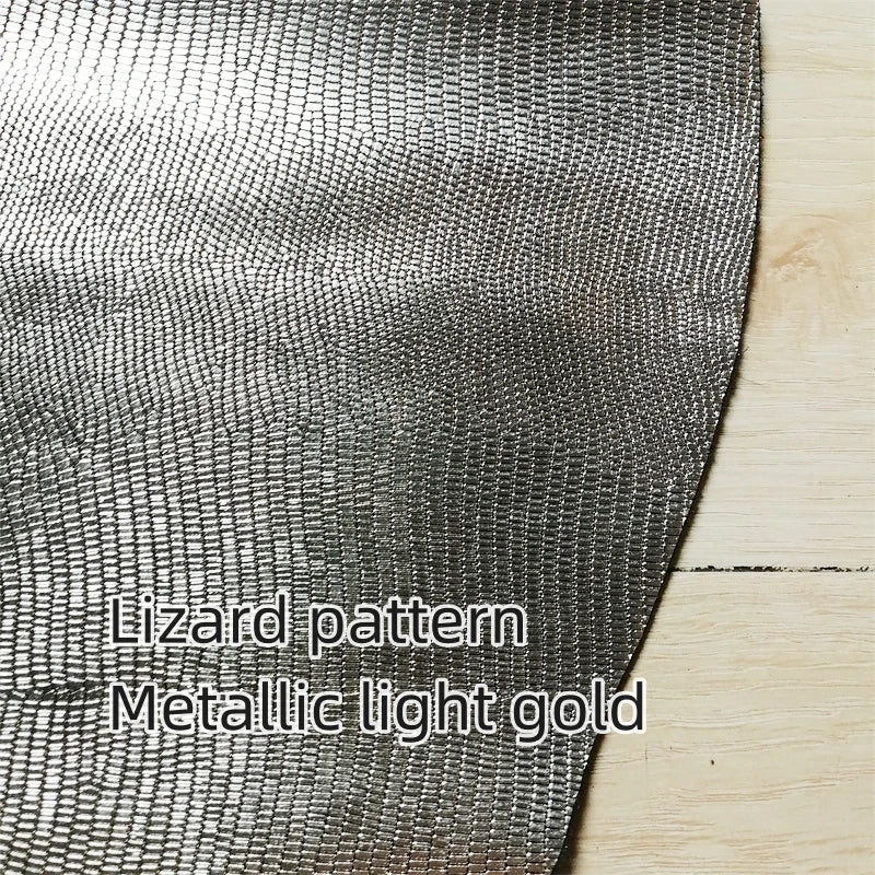 1mm Metallic Gold Top-Grain Cowhide Leather Sheet | DIY Craft Craft Leather Sheet QXL