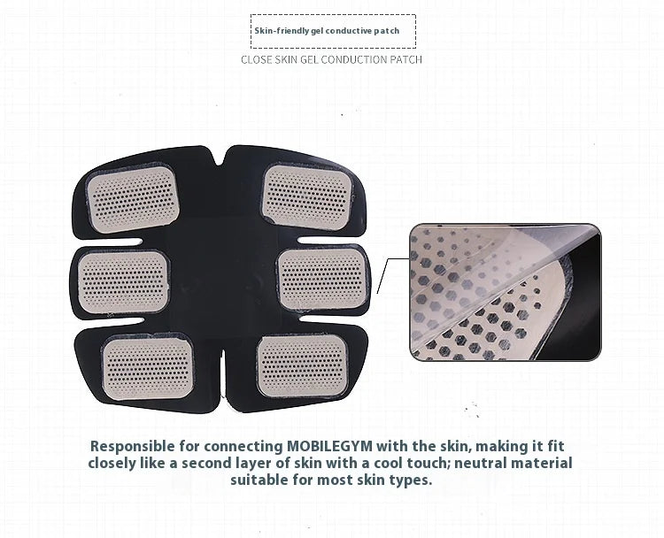 EMS ABS Trainer Replacement Gel Pads 40×60mm | 2-Pack EMS Gel Pads QXL