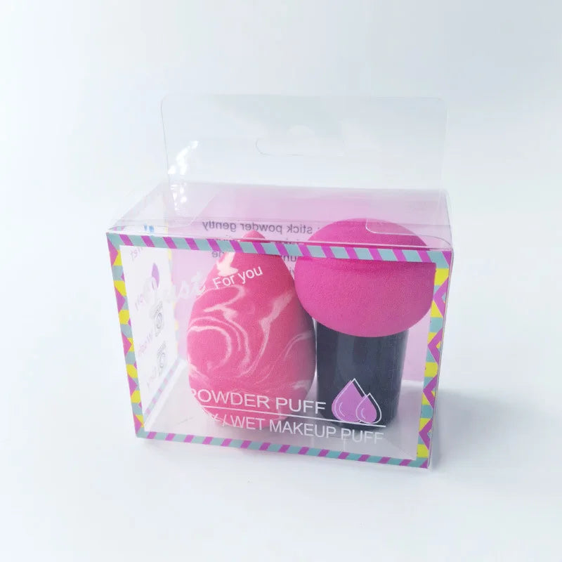 2-Pack Water Drop Makeup Sponge | Foundation Blender Set Makeup Blender Sponge QXL