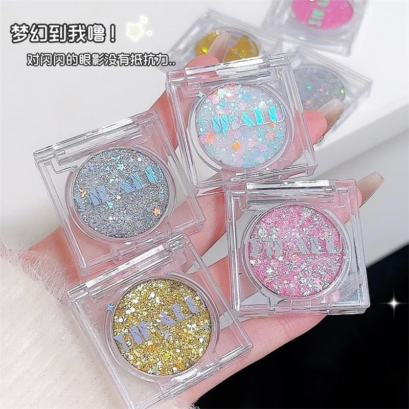 Single-Color Eyeshadow | Matte, Shimmer & Highlighter Palette Eyeshadow Palette QXL
