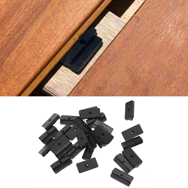 100-Pack Dovetail WPC Deck Clips | Hidden Decking Fasteners Decking Fastener Clips QXL