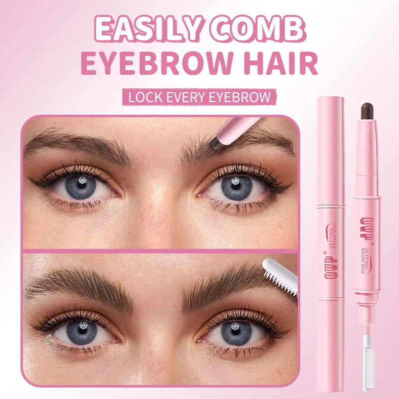 Double-Ended Waterproof Eyebrow Pencil | 3D Long-Lasting Brows Eyebrow Pencil QXL