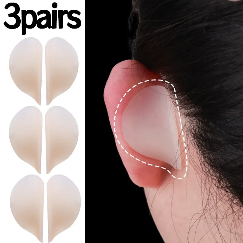 5-Pair Silicone Elf Ear Stickers | 4D Keel V-Face Patches Ear Shaping Stickers QXL A03