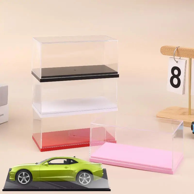 Acrylic Display Box for 1/43 Diecast Model Cars – Dustproof Model Car Display Case QXL