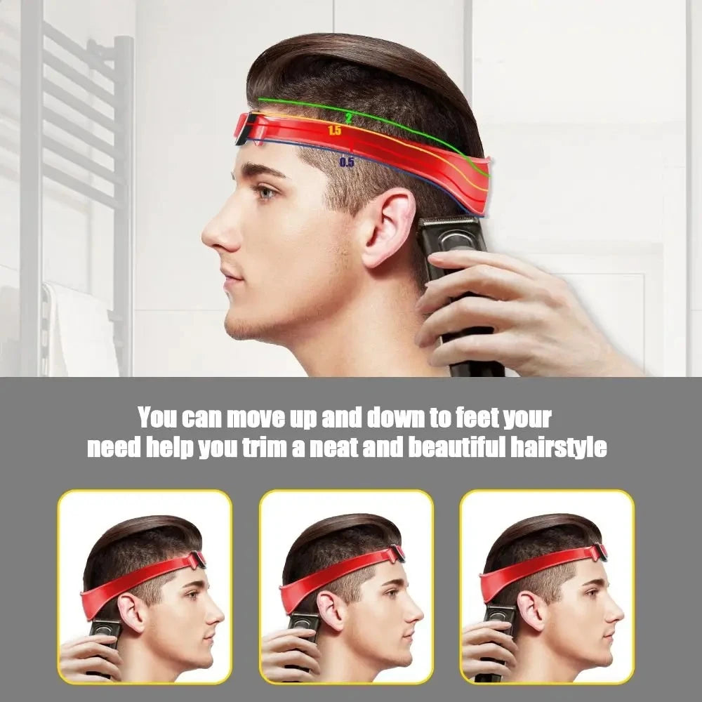 Adjustable Silicone Neckline Shaving Template & Hair Cutting Guide Hair Cutting Guide QXL