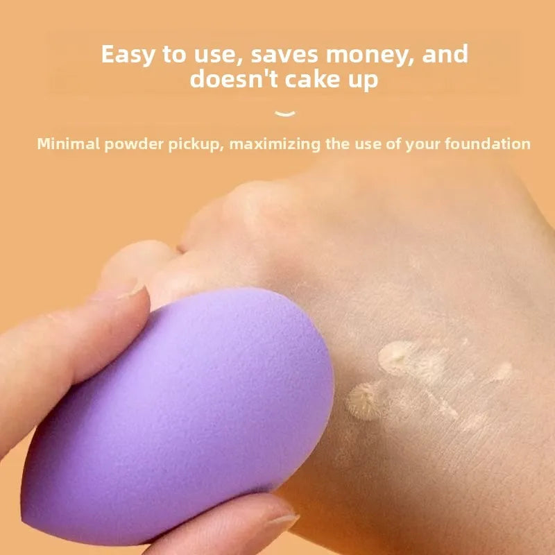 Non-Latex Makeup Sponge Egg | Water-Activated Beauty Blender Makeup Sponge QXL