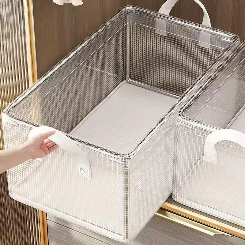 Transparent PVC Storage Box | Waterproof Home Organizer Storage Organizer Box QXL