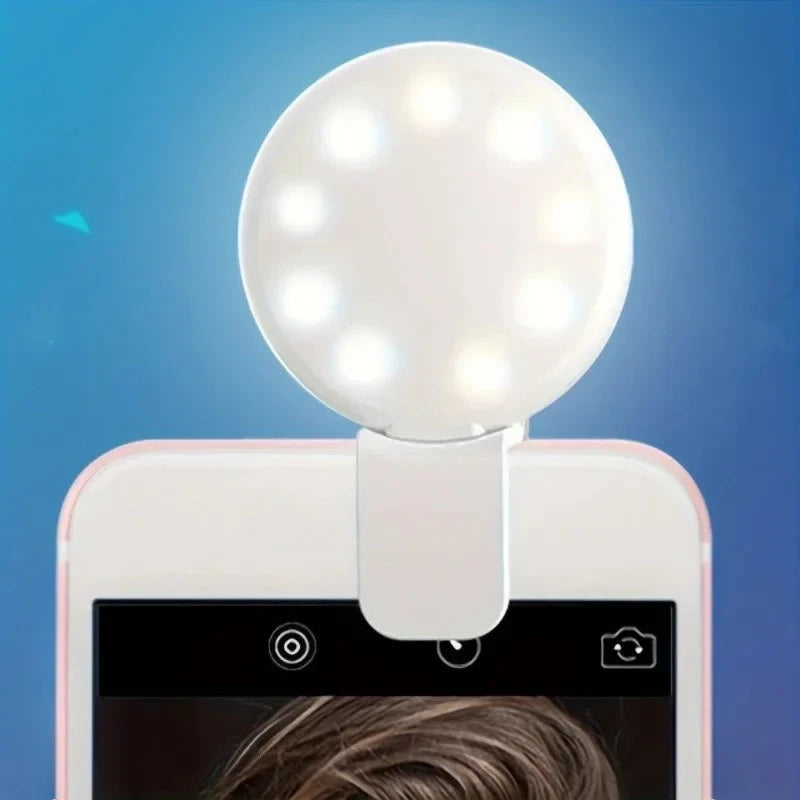 Portable LED Ring Light | 3-Level Dimmable USB Fill Light LED Ring Light QXL