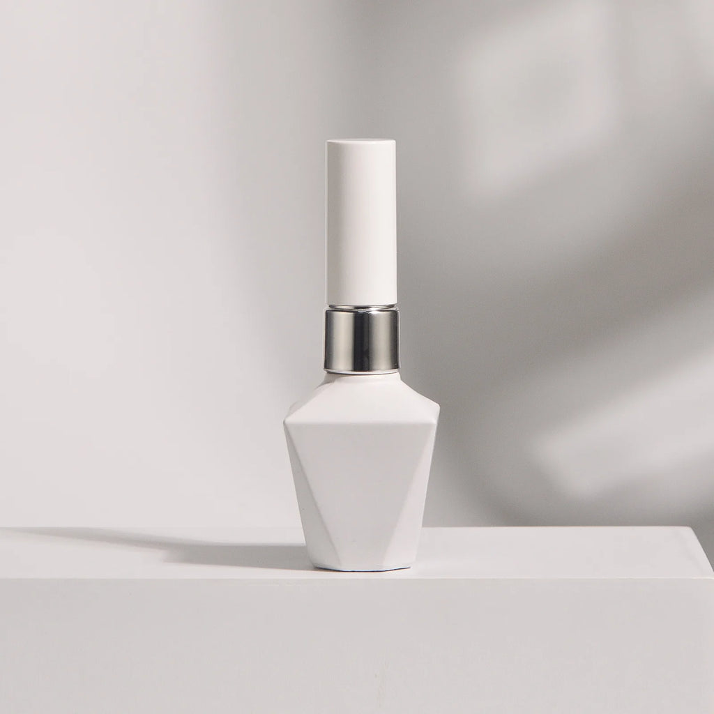White Glass Empty Nail Polish Bottles 8ml 10ml 15ml with Brush Nail Polish Bottle QXL 15ml