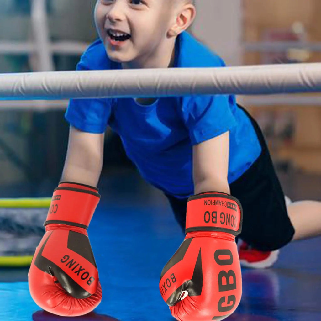 Kids Boxing Gloves | Children's Punching Training Mitts 6–12 Kids Boxing Gloves QXL
