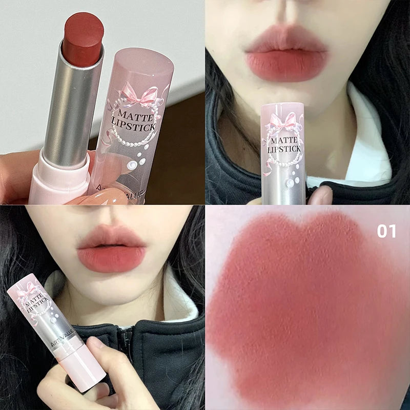 ART VALUE Matte Lip Stain | Waterproof Long-Lasting Lipstick Matte Lipstick QXL