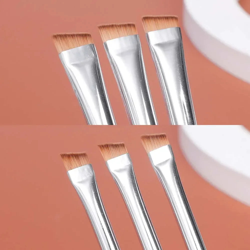 Dual-Ended Eyeliner & Eyebrow Brush | Portable Makeup Tool Eye Makeup Brush QXL