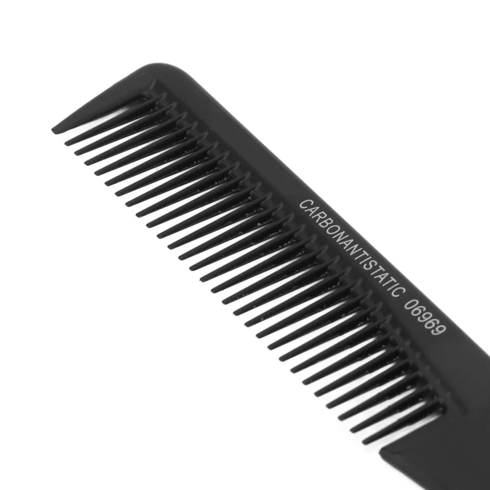 10-Pack Carbon Lift Teasing Combs | Fine Teeth Salon Back Comb Hair Teasing Comb QXL