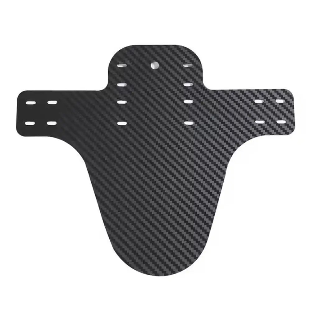 Mountain Bike Mudguard | Carbon Pattern PP Fender Front & Rear Bike Mudguard QXL Black