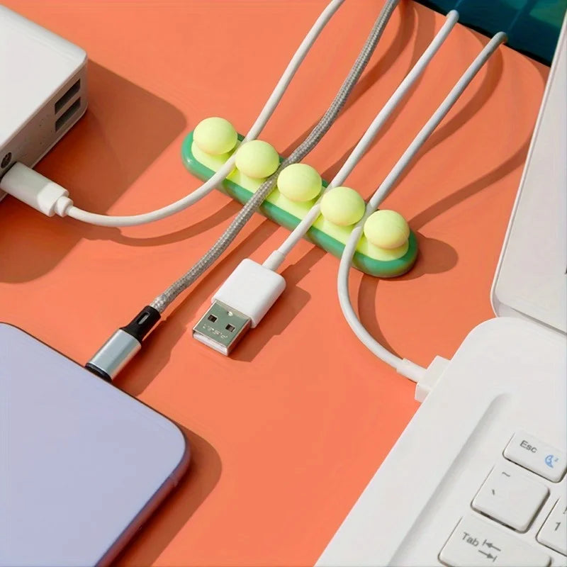 3-Pack Caterpillar Desktop Cable Manager & Cord Organizer Cable Manager QXL